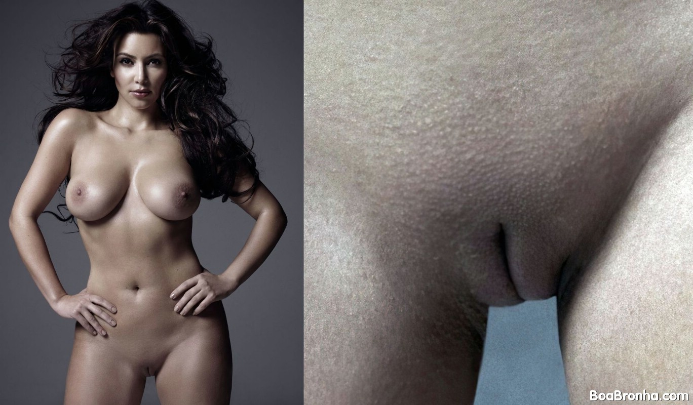 Kim Kardashian nua pelada