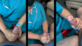 Enfermeira safada caiu na net masturbando o medico